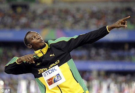 Usain Bolt đang giữ kỷ lục thế giới cự ly 100m và 200m